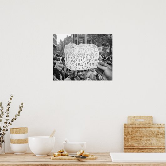 Potlood Vs Camera - Poster (Keuken)