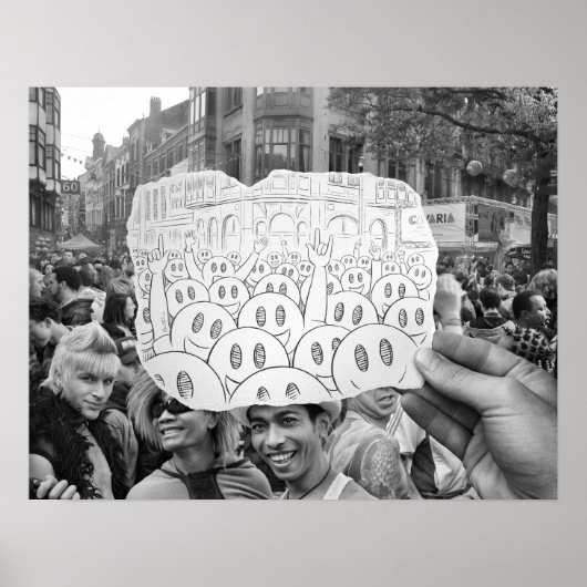 Potlood Vs Camera - Poster (Voorkant)