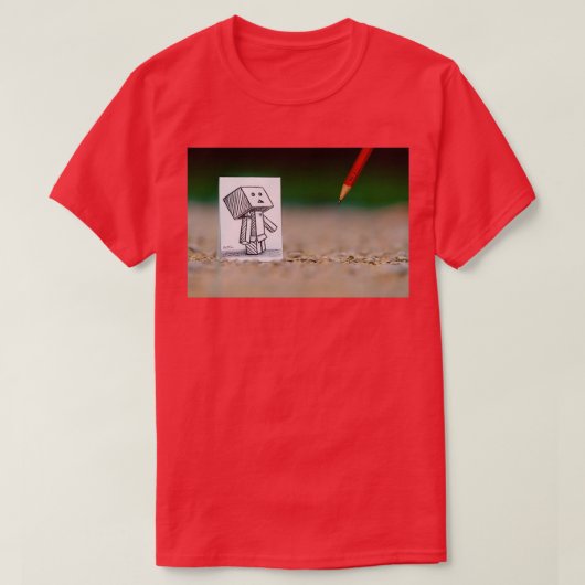 Potlood Vs-camera T-shirt (Design voorkant)