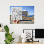 Potlood Vs Camera - X-Ray Poster (Thuiskantoor)