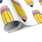 Potlood Wrapping Paper Cadeaupapier (Rol Hoek)