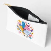 Potloodetui 'Terug naar school' | Schoolbenodigdhe Etui (Open)