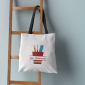 Potloodhouder Monogram Docent Bedankt Gift Tote Bag