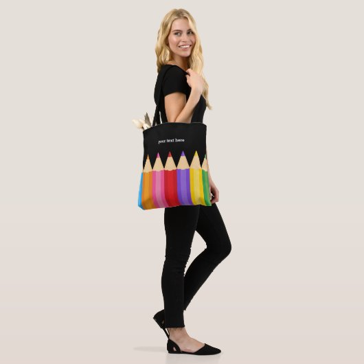 Potloodkleuren Tote Bag (Op model)