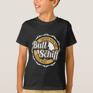 Potloodnek Adam Bull Schiff-shirt Retro Trump Bull T-shirt