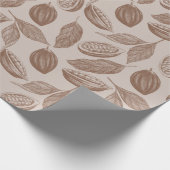  potloodpatroon met cacaopotten cadeaupapier (Hoek)