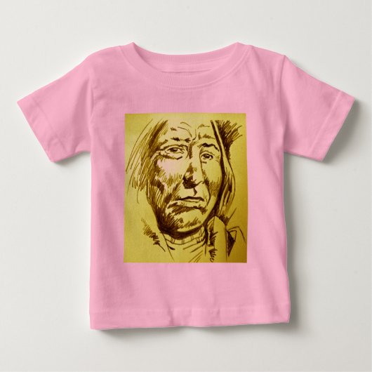 Potloodschets van Indiaanse Chief (Voorkant)