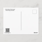 Potloodtekening van Breckenridge, CO Briefkaart (Achterkant)