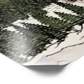 Potloodtekening van Breckenridge, CO Foto Afdruk (Hoek)