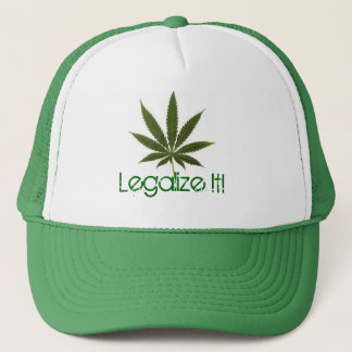 potloof, legaliseer het! trucker pet