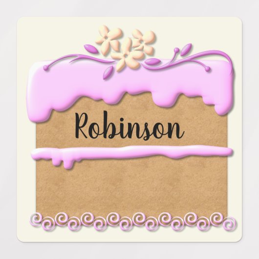 Potluck Dessert Labels (Design 2)