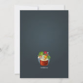 Potluck Dinner Party Kaart (Achterkant)