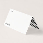 Potluck Dish Recept Tent Kaarten, Polka Dots Insid Visitekaartje (Achterkant)