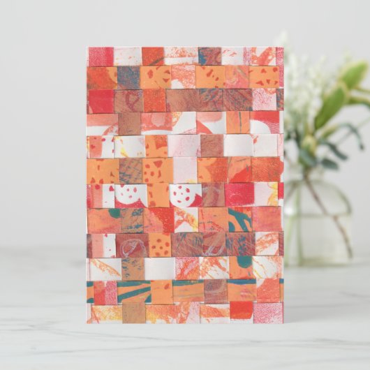 "Potluck" door Kim Codner design Kaart (Staand voorkant)