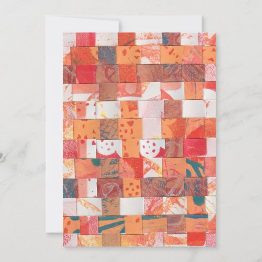 "Potluck" door Kim Codner design Kaart (Achterkant)