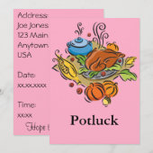 Potluck Kaart (Voorkant / Achterkant)