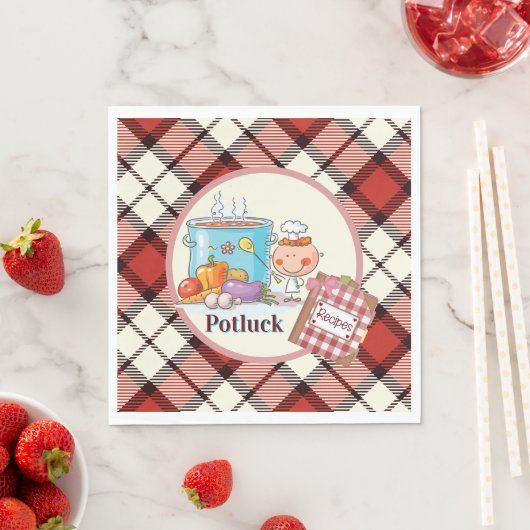Potluck-papier servet (Insitu)
