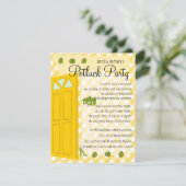 Potluck Party Kaart (Staand voorkant)