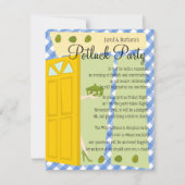 Potluck Party Kaart (Voorkant)