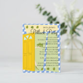 Potluck Party Kaart (Staand voorkant)