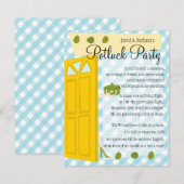 Potluck Party Kaart (Voorkant / Achterkant)