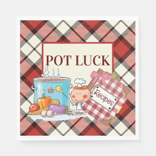 Potluck Servet (Voorkant)