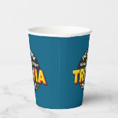 Potluck Trivia avondfeest bij elkaar Papieren Bekers (Rechts)