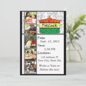PotLuck-uitnodiging Kaart (Staand voorkant)