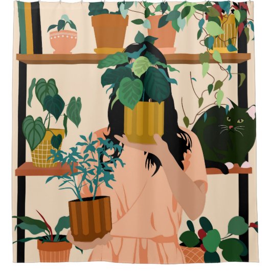 potoase douchegordijn (Voorkant)