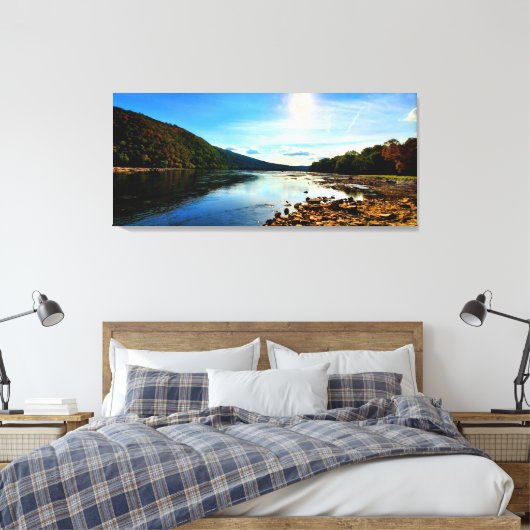 Potomac - 3 paneelset canvas afdruk (Insitu (Slaapkamer))