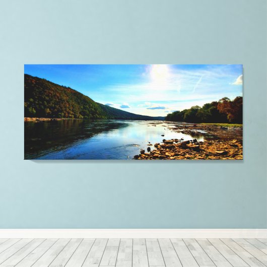 Potomac - 3 paneelset canvas afdruk (Insitu (Houten vloer))