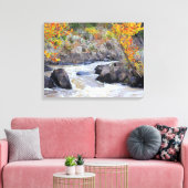 Potomac in oktober Canvas Print (Insitu (Woonkamer))