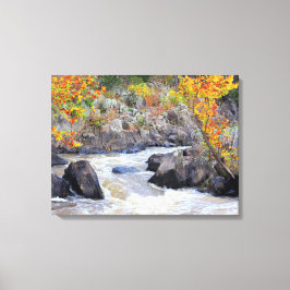 Potomac in oktober Canvas Print