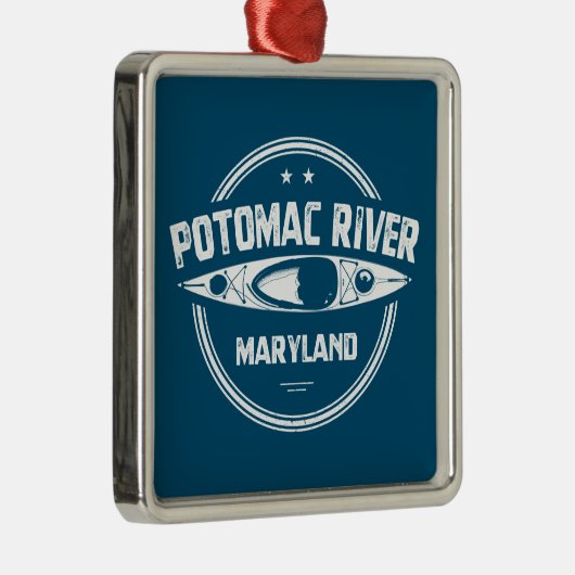 Potomac, Maryland Metalen Ornament (Rechts)
