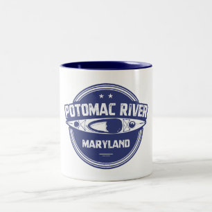 Potomac, Maryland Tweekleurige Koffiemok