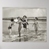 POTOMAC RIVER WINTER SWIM 1924 POSTER (Voorkant)