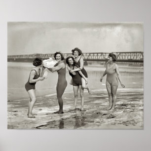 POTOMAC RIVER WINTER SWIM 1924 POSTER