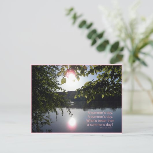 Potomac Summer Day Briefkaart (Staand voorkant)