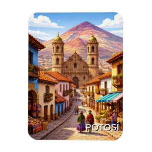 Potosi Bolivia Reizen Magneet