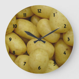 Pototoes Clock Grote Klok