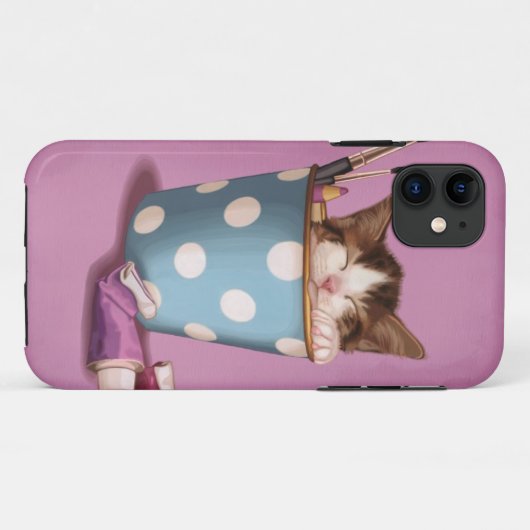 potpotten kitten Case-Mate iPhone case (Achterkant (horizontaal))