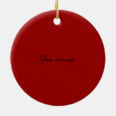 Potpouri World Kerstmis Navidad Noel text Round O Keramisch Ornament (Achterkant)