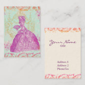 Potpourri de Marie Antoinette Custom Visitekaartje (Voorkant / Achterkant)
