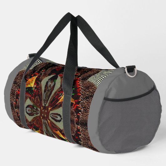 "Potpourri" (grote) Duffel Print gesneden naaizak Plunjezak (Rechterhoek)