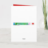 Potpourri World Xmas International Greetings Kaart (Achterkant)