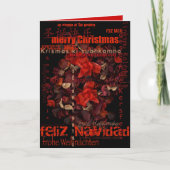 Potpourri World Xmas International Greetings Kaart (Voorkant)