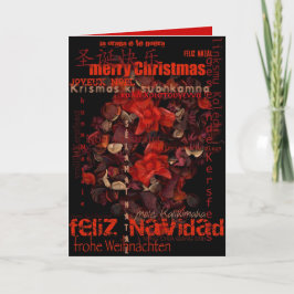 Potpourri World Xmas International Greetings Kaart