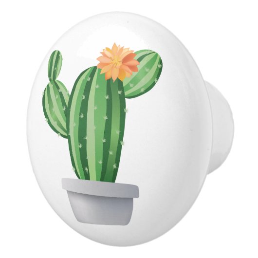 Potprickly Pear Keramische Knop (Rechts)