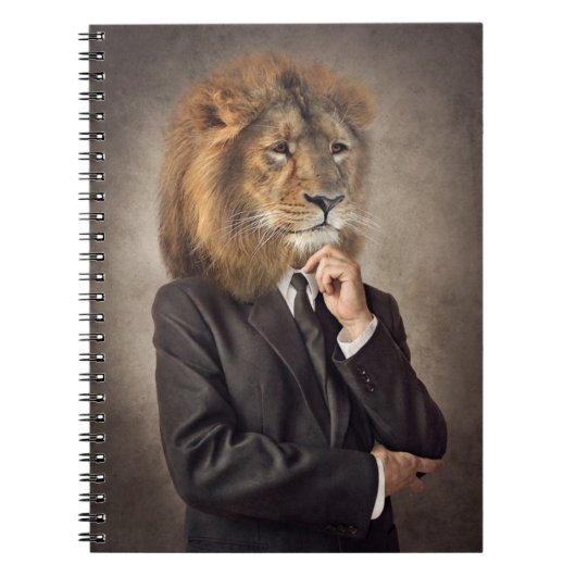 Potrait of A Lion Notitieboek (Voorkant)