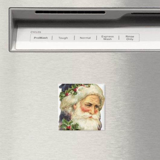 Potrait of Father Kerstmis  Magnet (Insitu (Vaatwasser))